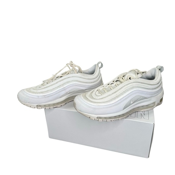 Nike Air Max 97 By You Custom Women's Shoes White/White/White Size 9.5 - Picture 3 of 9